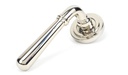 Polished Nickel Newbury Lever on Rose Set (Art Deco) - 46058