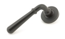 Aged Bronze Newbury Lever on Rose Set (Plain) - 46061