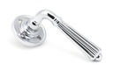 Polished Chrome Hinton Lever on Rose Set - Unsprung - 50083