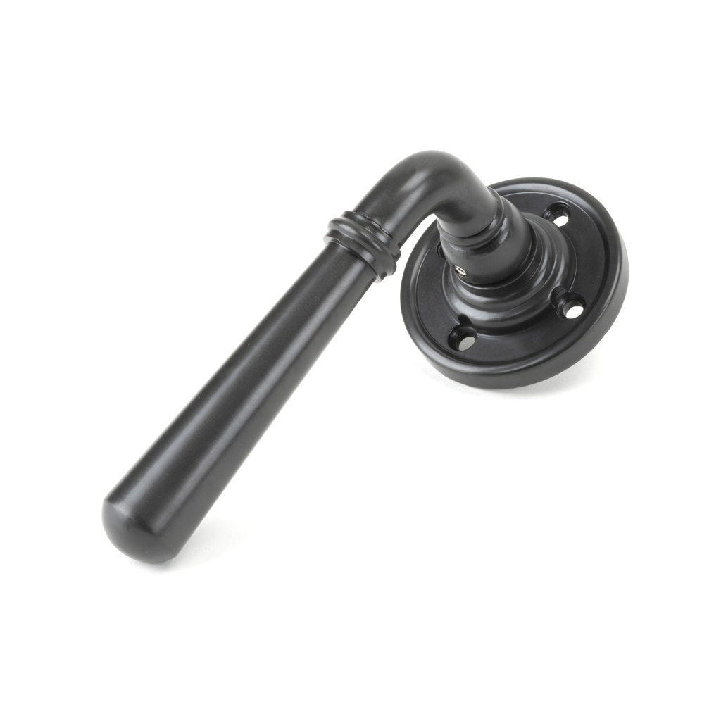 Aged Bronze Newbury Lever on Rose Set - Unsprung - 50094