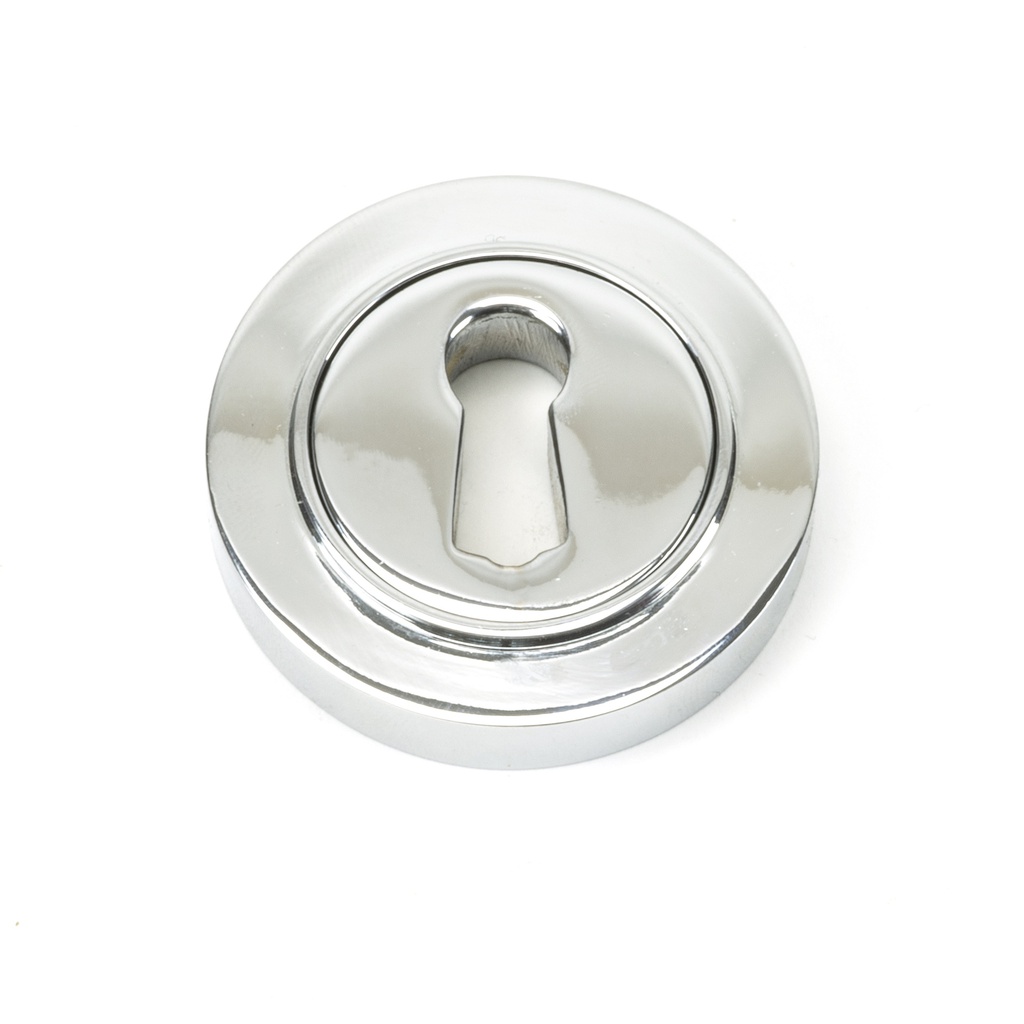 Polished Chrome Round Escutcheon (Plain) - 45687