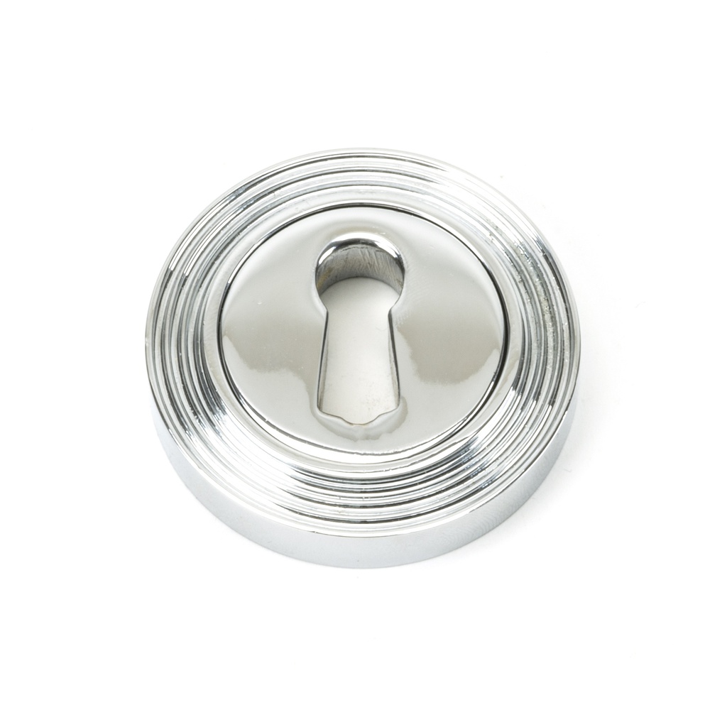 Polished Chrome Round Escutcheon (Beehive) - 45689