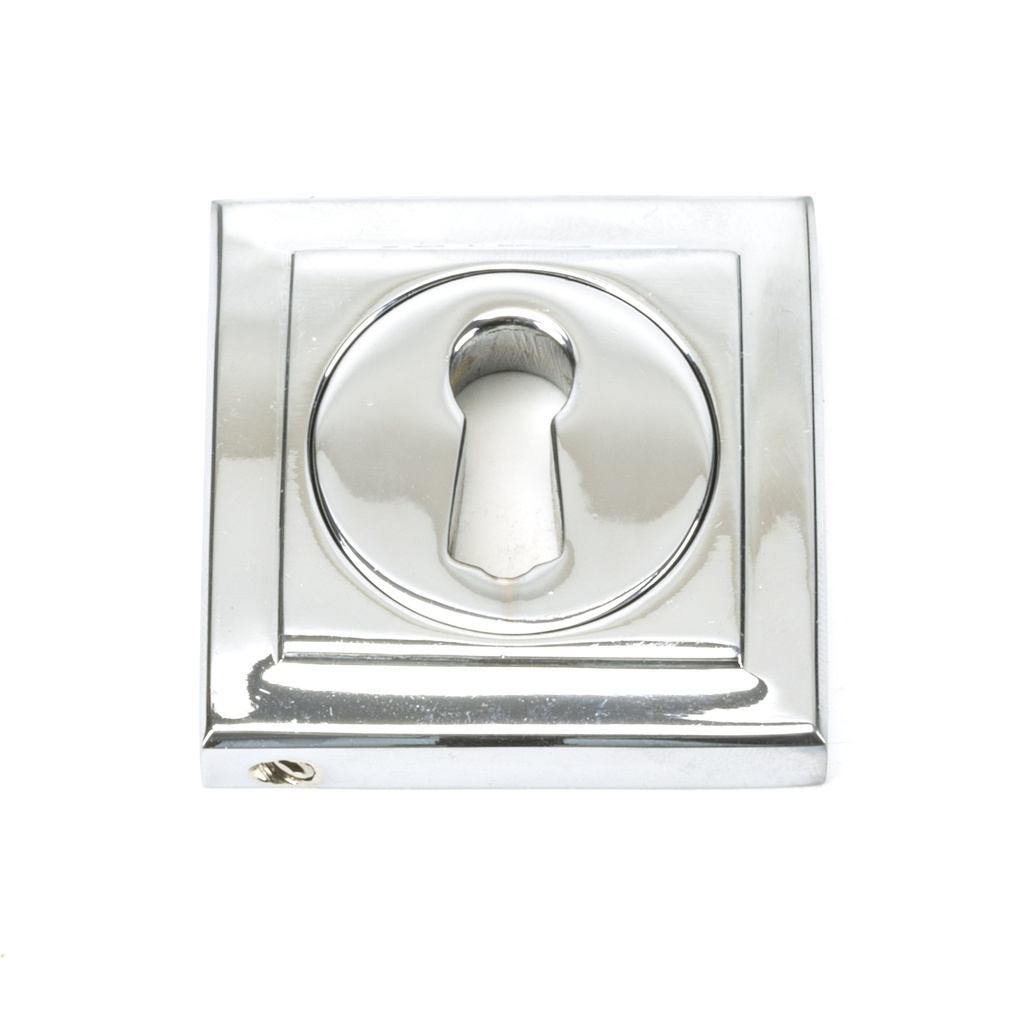 Polished Chrome Round Escutcheon (Square) - 45690