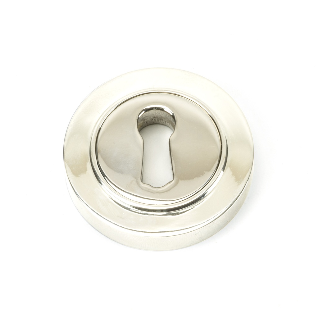 Polished Nickel Round Escutcheon (Plain) - 45691