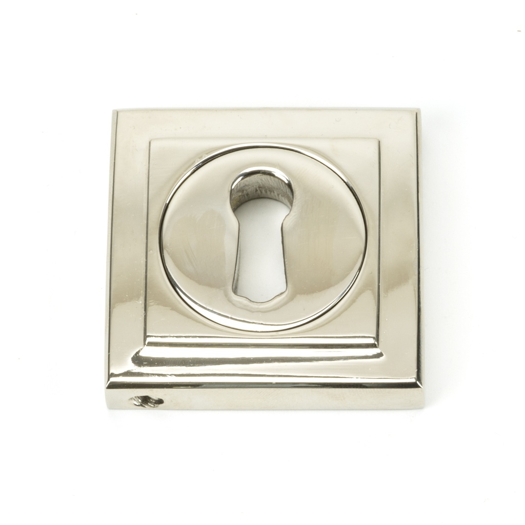 Polished Nickel Round Escutcheon (Square) - 45694