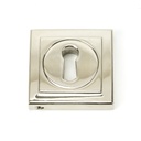 Polished Nickel Round Escutcheon (Square) - 45694