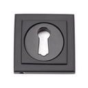 Aged Bronze Round Escutcheon (Square) - 46116