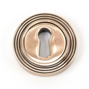 Polished Bronze Round Escutcheon (Beehive) - 46119