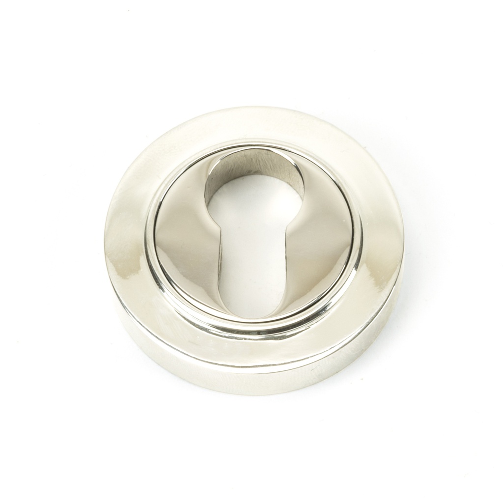 Polished Nickel Round Euro Escutcheon (Plain) - 45715