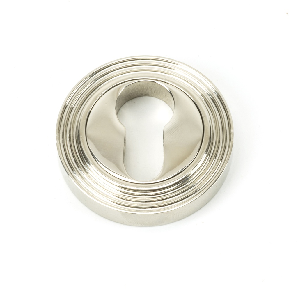 Polished Nickel Round Euro Escutcheon (Beehive) - 45717