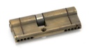 Aged Brass 35/45 5pin Euro Cylinder - 45815