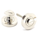 Polished Nickel Round Thumbturn Set (Plain) - 45739