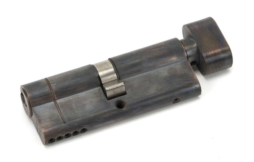 Aged Bronze 40/40 5pin Euro Cylinder/Thumbturn - 45848