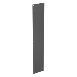 [E7002.382] Finger Plate - 650 x 75mm - Onyx Black