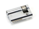 Polished Chrome 35/10 5pin Single Cylinder - 46282