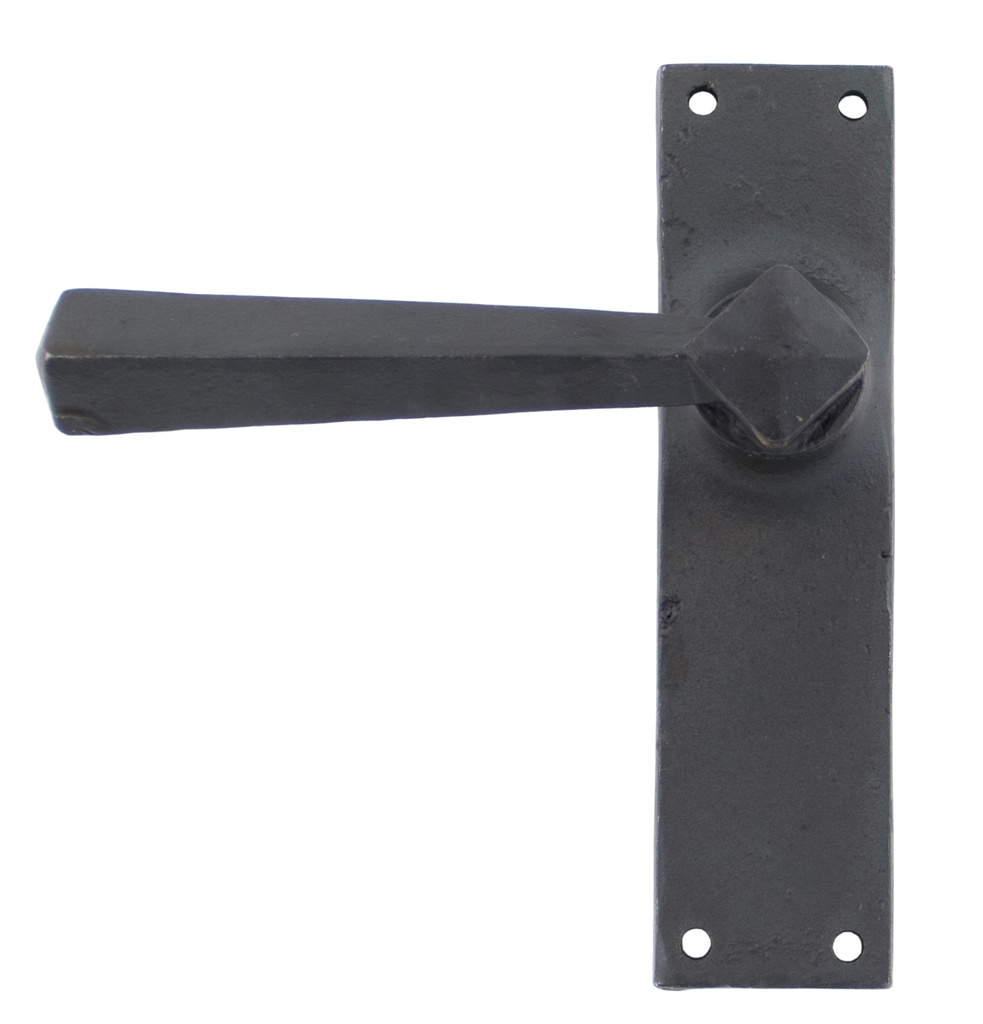 Beeswax Straight Lever Latch Set - 73114