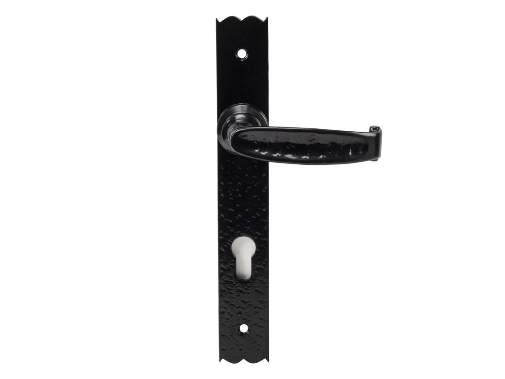 Black Cottage Lever Espag. Lock Set - 73143