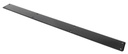 Black 800mm Plain Fingerplate - 73180