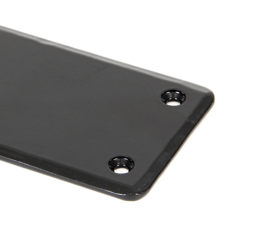 Black 1800mm Plain Fingerplate - 73181