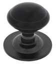 Black Round Centre Door Knob - 83506