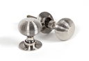Polished Nickel Beehive Mortice/Rim Knob Set - 83636