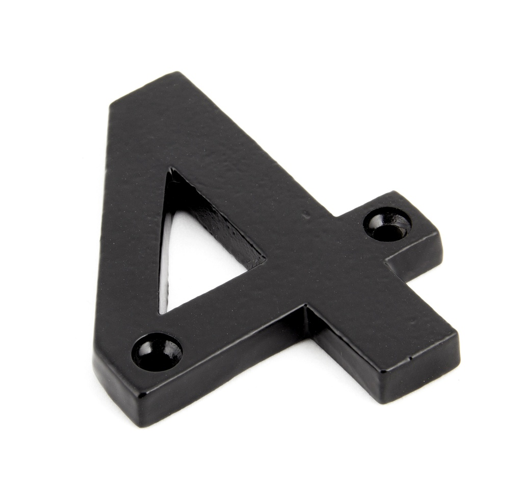 Black Numeral 4 - 83704