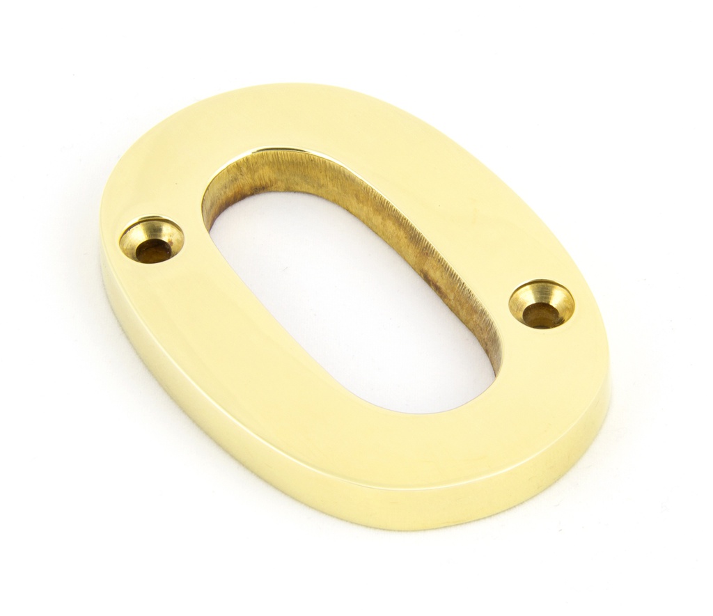 Polished Brass Numeral 0 - 83710