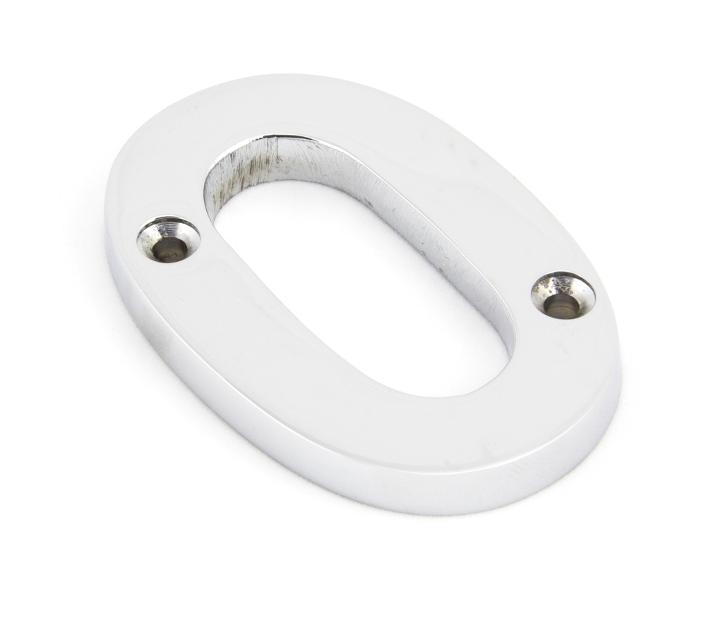 Polished Chrome Numeral 0 - 83720