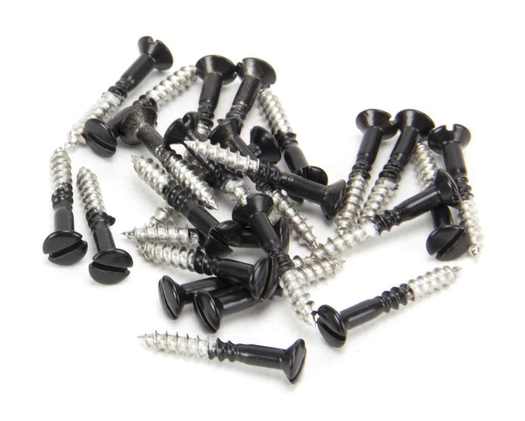 Black SS 3.5 x 25 Csk R/ Head Screws (25) - 83750