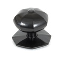 Black Octagonal Centre Door Knob - 83779