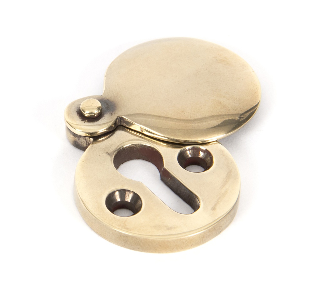 Aged Brass 30mm Round Escutcheon - 83805