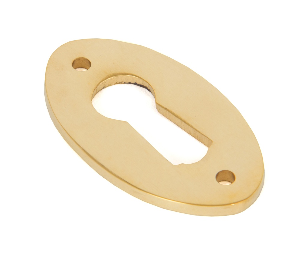 Polished Brass Oval Escutcheon - 83812