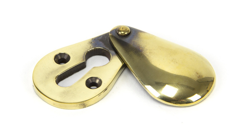 Aged Brass Plain Escutcheon - 83816