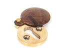 Rosewood 30mm Round Escutcheon - 83832