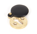 Ebony 30mm Round Escutcheon - 83833