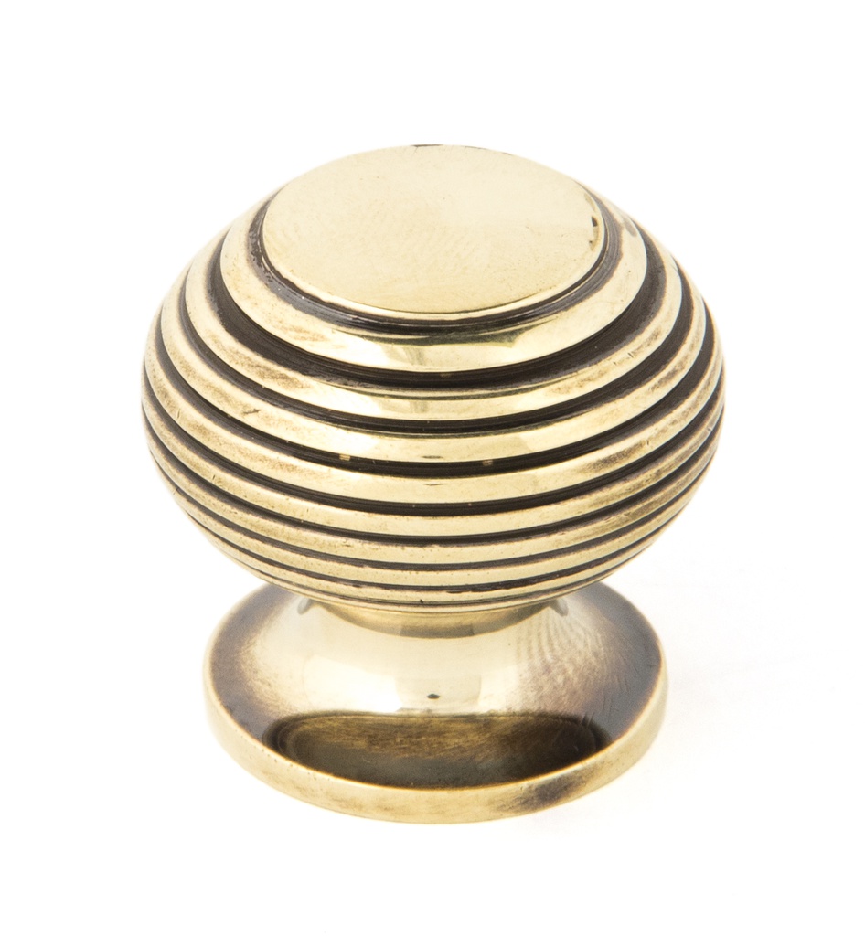 Aged Brass Beehive Cabinet Knob 30mm - 83865