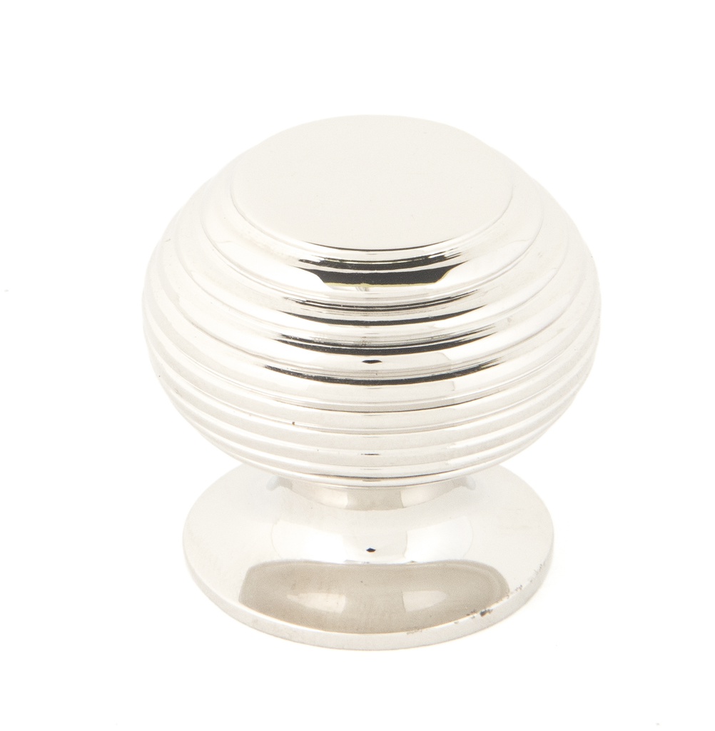 Polished Nickel Beehive Cabinet Knob 30mm - 83867