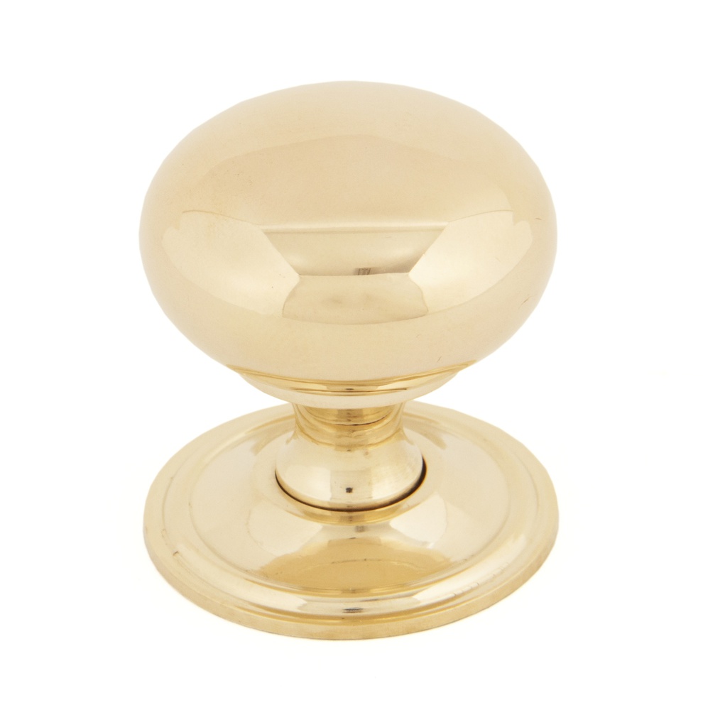 Polished Brass Mushroom Cabinet Knob 38mm - 83877