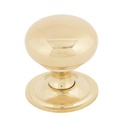 Polished Brass Mushroom Cabinet Knob 38mm - 83877