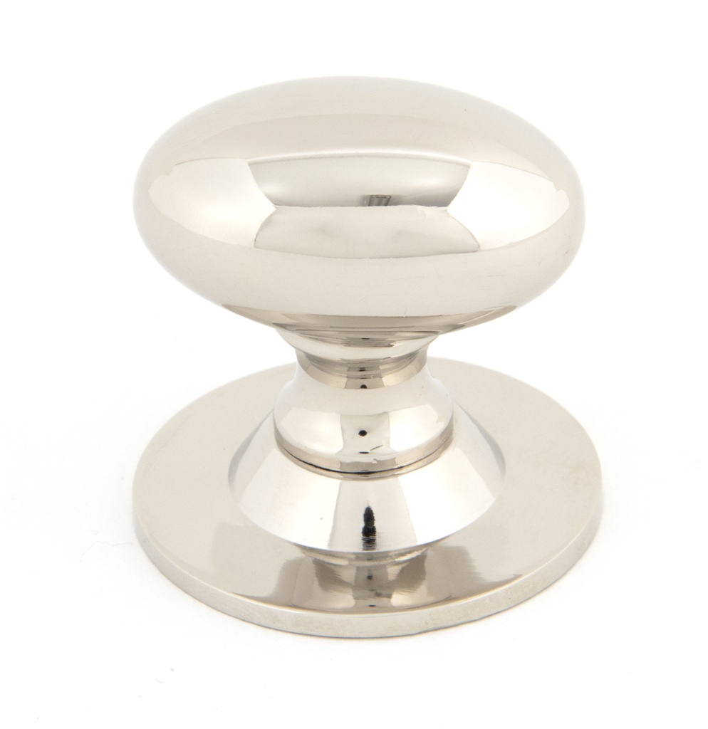 Polished Nickel Oval Cabinet Knob 40mm - 83880