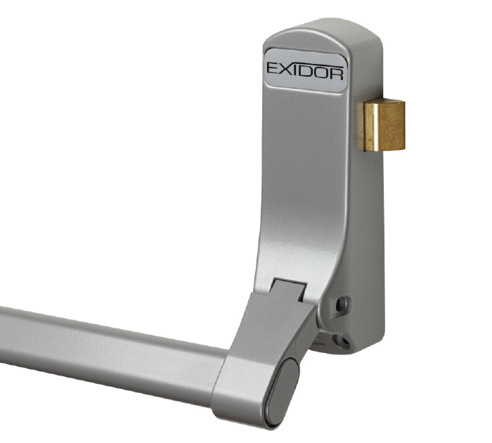 Panic Latch for Single Door - Silver