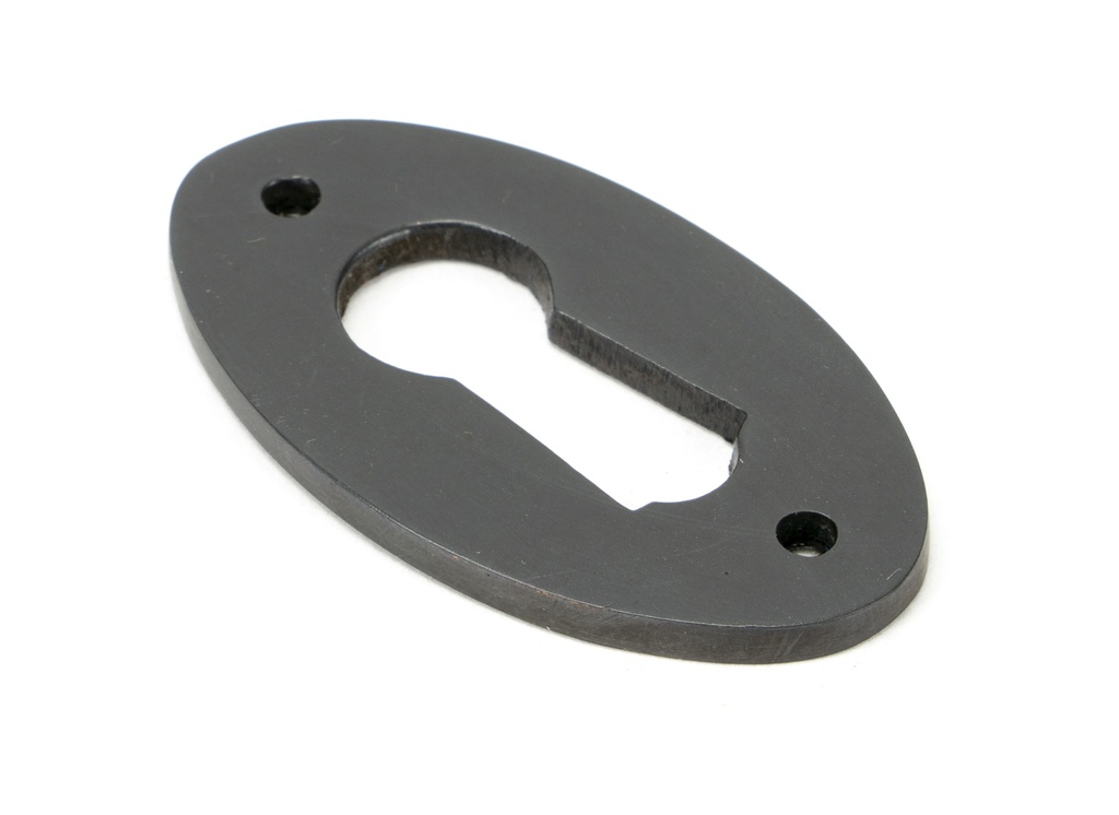 Aged Bronze Oval Escutcheon - 83948