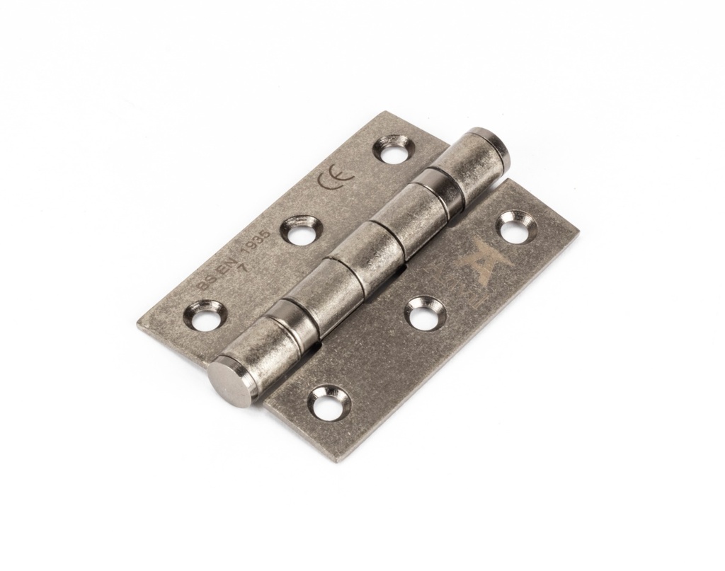 Pewter 3" Ball Bearing Butt Hinge (Pair) ss - 90026