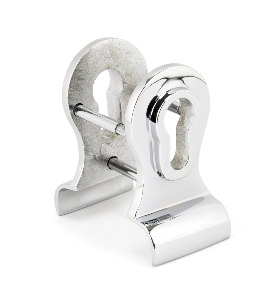 Polished Chrome 50mm Euro Door Pull (Back to Back fixings) - 90066