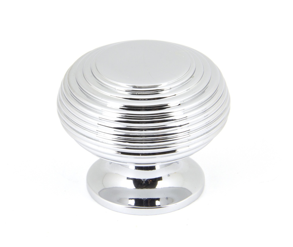 Polished Chrome Beehive Cabinet Knob 40mm - 90336