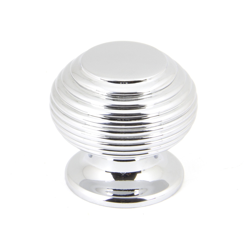 Polished Chrome Beehive Cabinet Knob 30mm - 90337