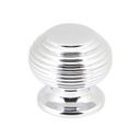 Polished Chrome Beehive Cabinet Knob 30mm - 90337