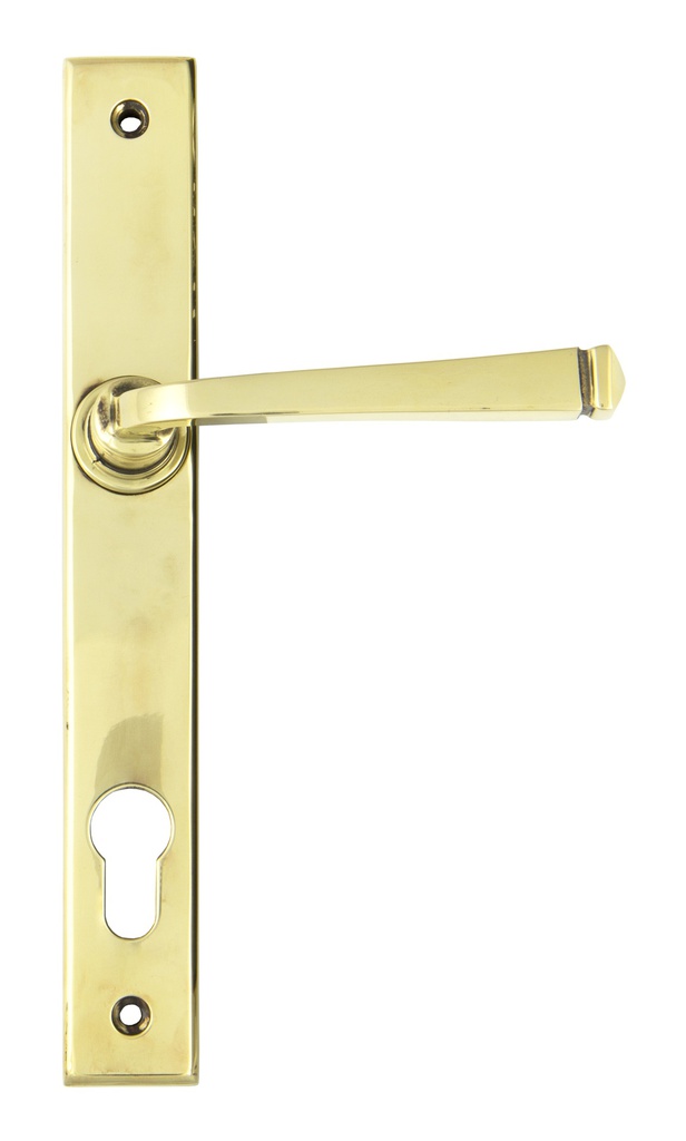 Aged Brass Avon Slimline Lever Espag. Lock Set - 90354