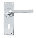 Polished Chrome Avon Lever Lock Set - 90359