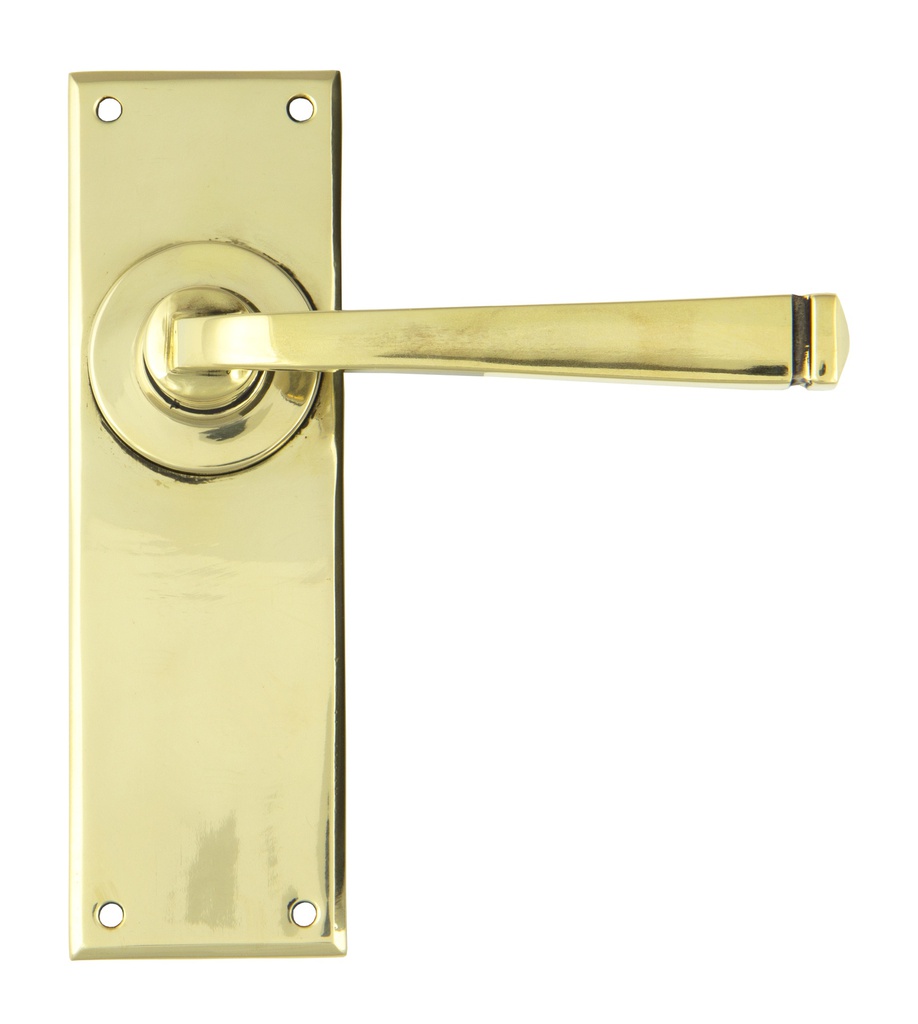 Aged Brass Avon Lever Latch Set - 90362